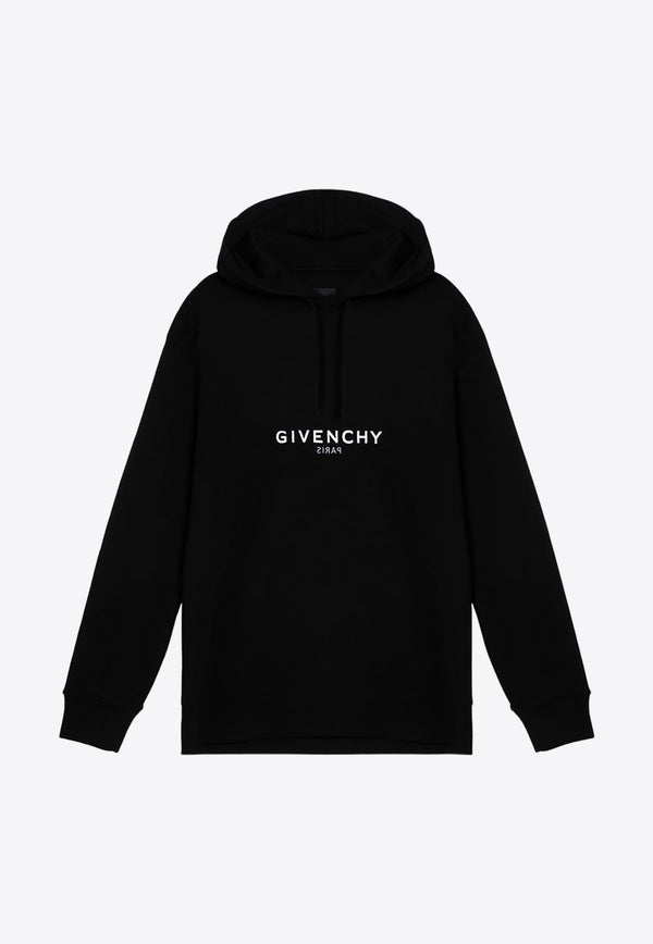 Givenchy Archetype Logo Hooded Sweatshirt BMJ0HC3YAC/P_GIV-001 Black