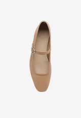 Le Monde Béryl Mary-Jane Nappa Leather Ballet Flats Beige BMJLEA/O_LEMOB-FAW