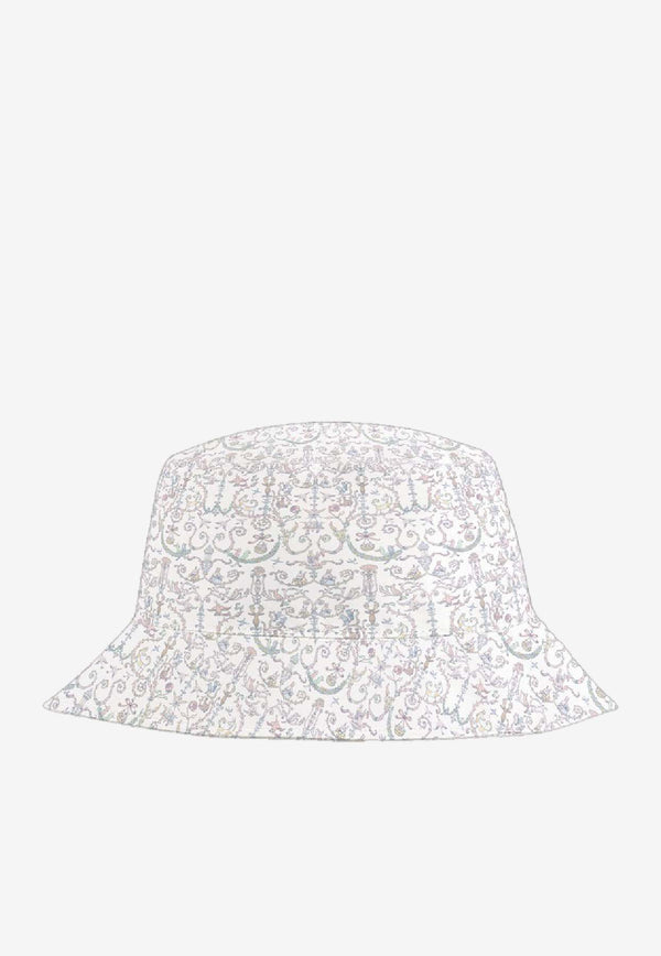 Atelier Choux Girls Bobbie Printed Bucket Hat Multicolor BO-CS-TDJA_MULTI COLO