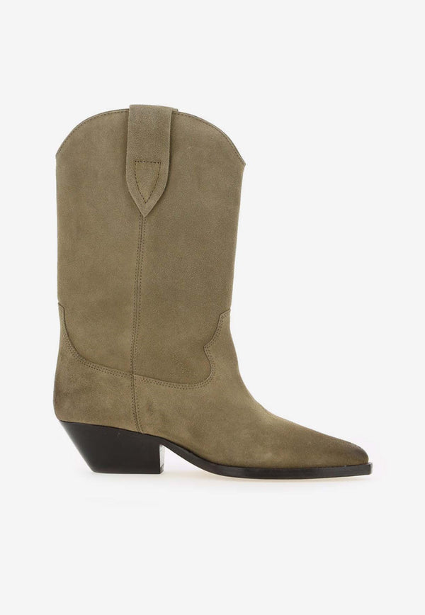 Isabel Marant Duerto 40 Cowboy Suede Boots Taupe BO0003FA_A1A03S_50TA