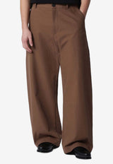 Studio Nicholson Bosworth Straight-Leg Pants Brown BOSWORTHSNM1297/S_STUNI-CA