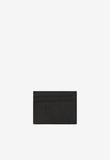 Dolce & Gabbana Logo Plate Leather Cardholder Black BP0330 AG219 80999