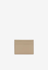 Dolce & Gabbana Logo Calfskin Cardholder Beige BP0330 AN244 HYII7