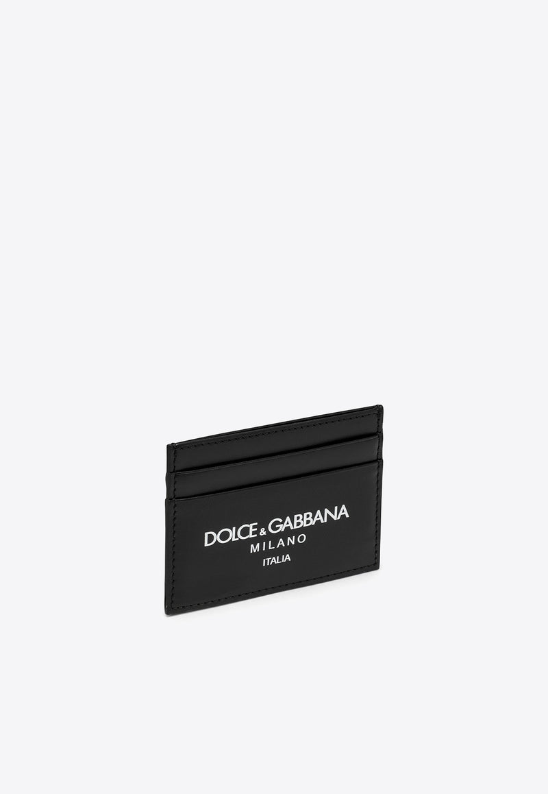 Dolce & Gabbana Logo-Printed Leather Cardholder BP0330AN244/O_DOLCE-HNII7