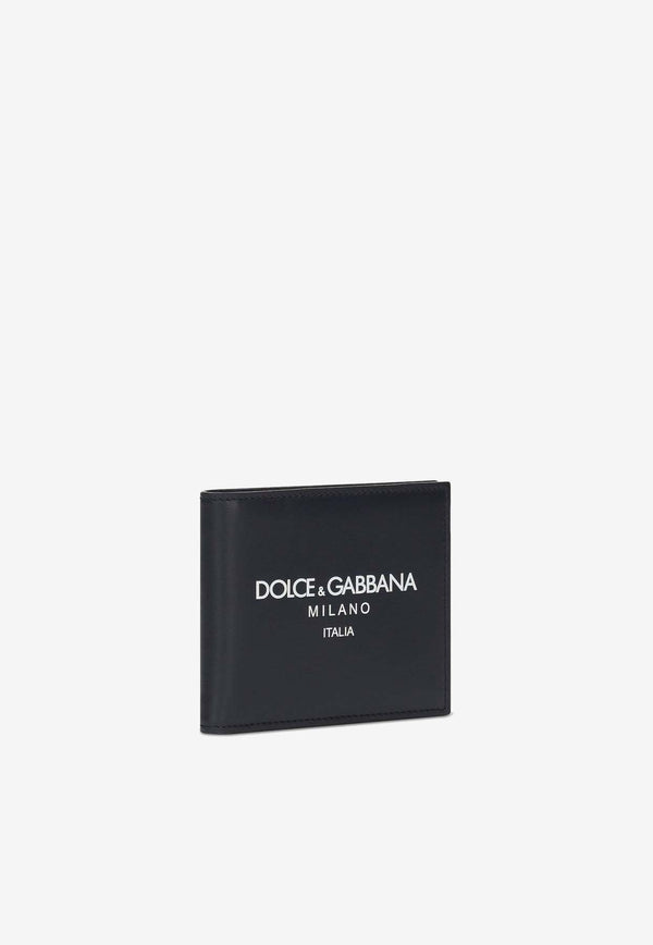 Dolce & Gabbana DG Milano Bi-Fold Wallet in Calf Leather Navy BP1321 AN244 HBII7