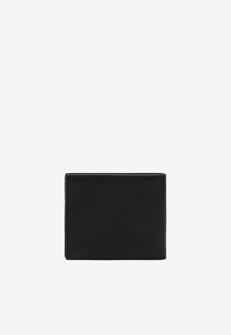 Dolce & Gabbana DG Logo Leather Bi-Fold Wallet Black BP1321AT489/Q_DOLCE-80999