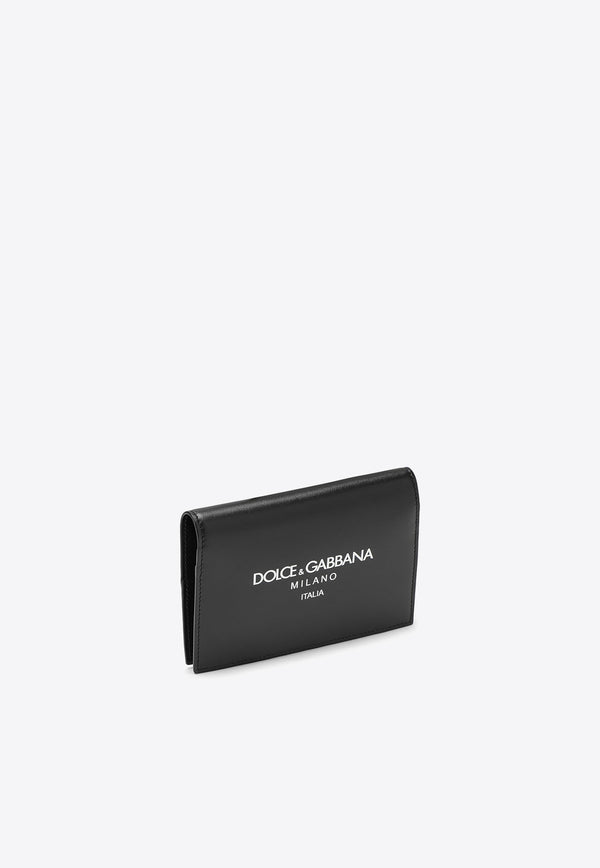 Dolce & Gabbana Logo-Detailed Leather Passport Holder BP2215AN244/O_DOLCE-HNII7