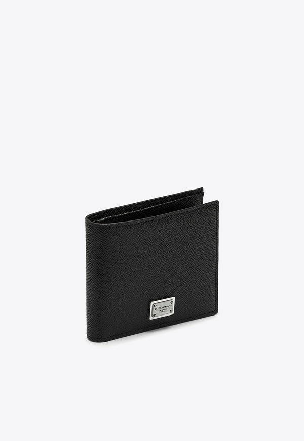Dolce & Gabbana Leather Bi-Fold Wallet Black BP3102AG219/N_DOLCE-80999