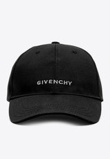 Givenchy Logo Embroidered Cap BPZ022P0C4/P_GIV-001 Black