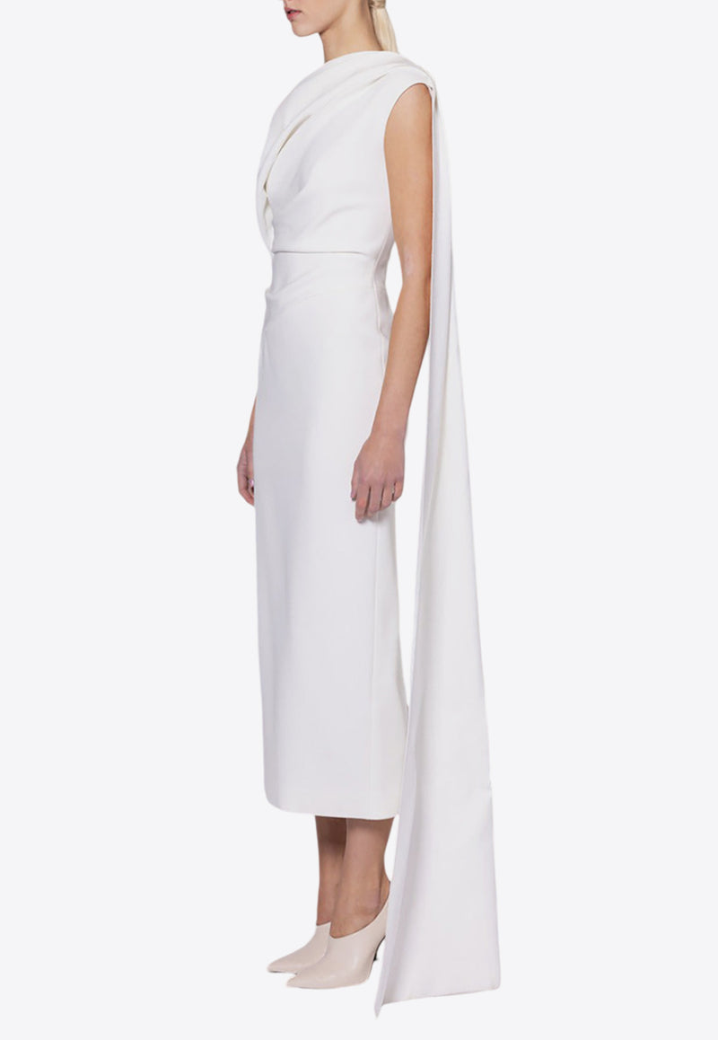 ROKSANDA Maite Asymmetric Crepe Midi Dress White BR2JZ4_H2213C-1WHITE