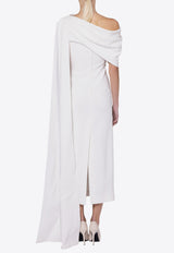 ROKSANDA Maite Asymmetric Crepe Midi Dress White BR2JZ4_H2213C-1WHITE