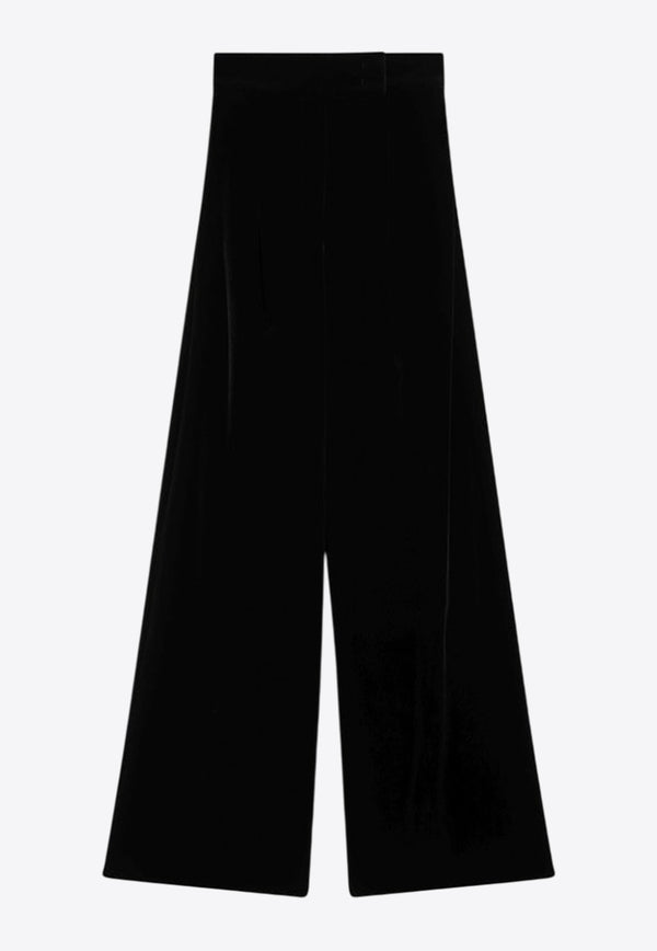 Max Mara Bratto Wide-Leg Tailored Pants Black BRATTO1234WO/R_MAXM-003