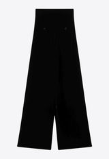 Max Mara Bratto Wide-Leg Tailored Pants Black BRATTO1234WO/R_MAXM-003