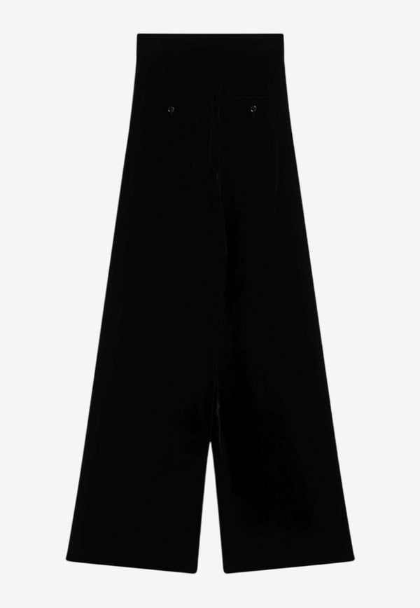 Max Mara Bratto Wide-Leg Tailored Pants Black BRATTO1234WO/R_MAXM-003