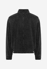 Basketcase Gallery Breacher Washed Denim Jacket Black BREACHERDE/Q_BASKG-WB
