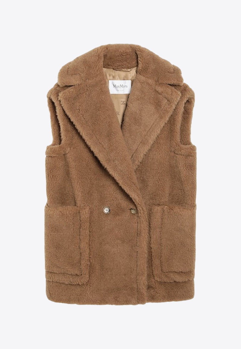 Max Mara Breda Shearling Vest Beige BREDA1234WO/R_MAXM-001