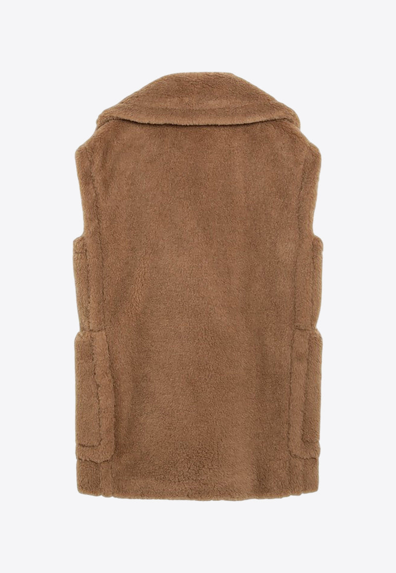 Max Mara Breda Shearling Vest Beige BREDA1234WO/R_MAXM-001