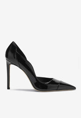 Jimmy Choo Brigitte 100 Patent Leather Pumps Black BRIGITTE100PAT/S_JIMCH-010003