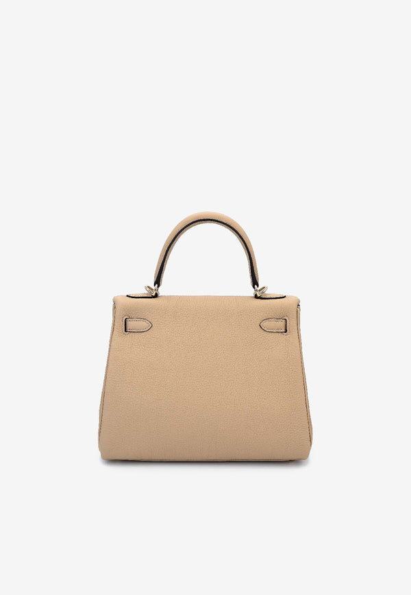 Birkin 25 in Trench Togo Leather with Permabrass Hardware