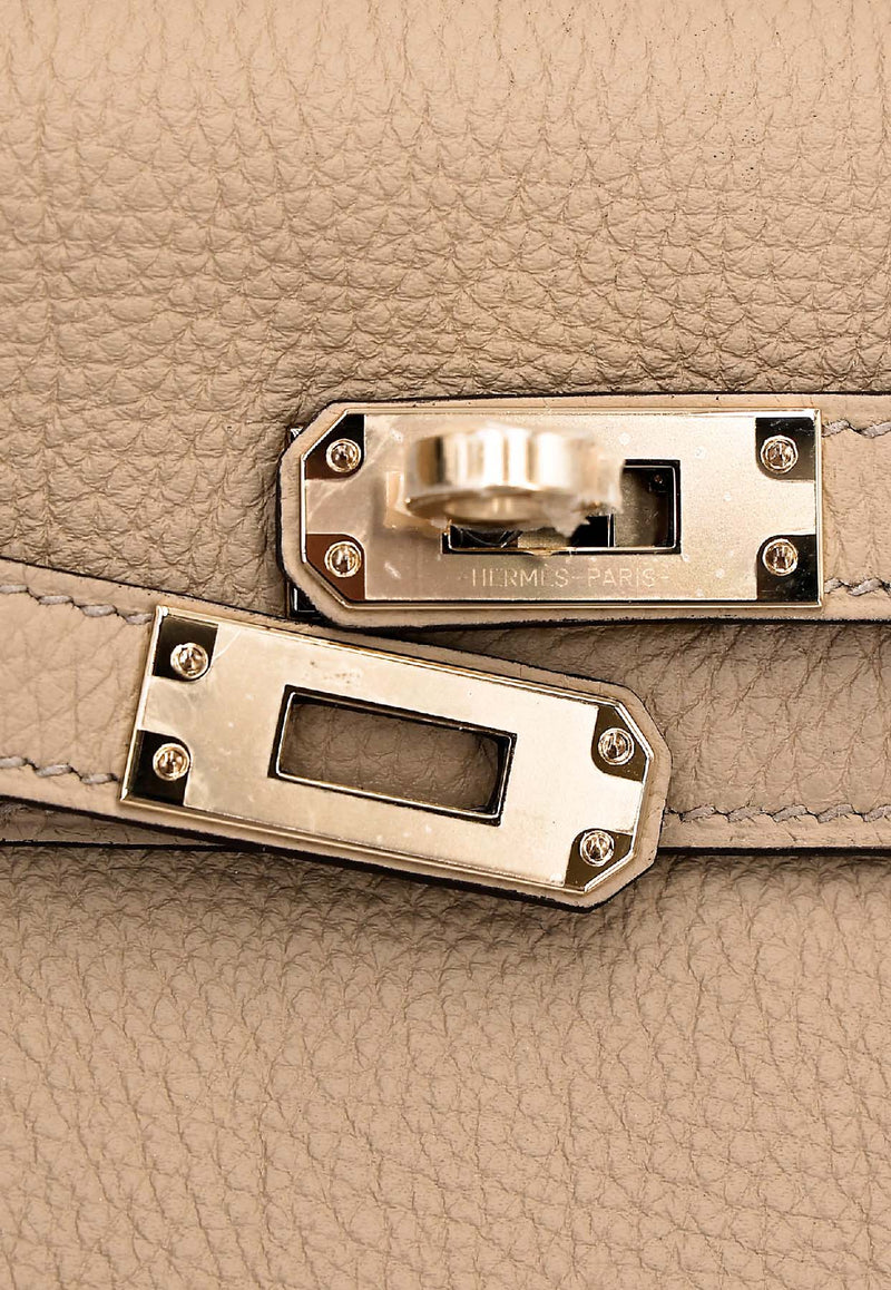 Birkin 25 in Trench Togo Leather with Permabrass Hardware