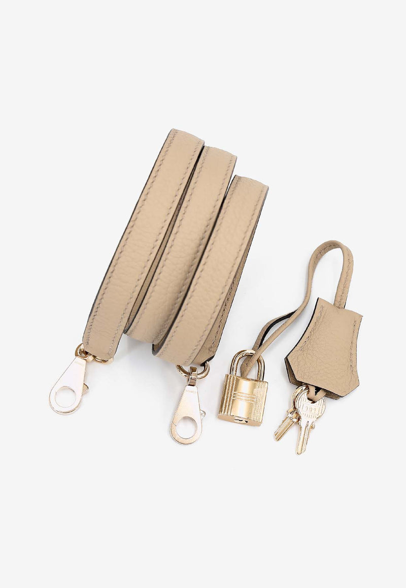 Birkin 25 in Trench Togo Leather with Permabrass Hardware