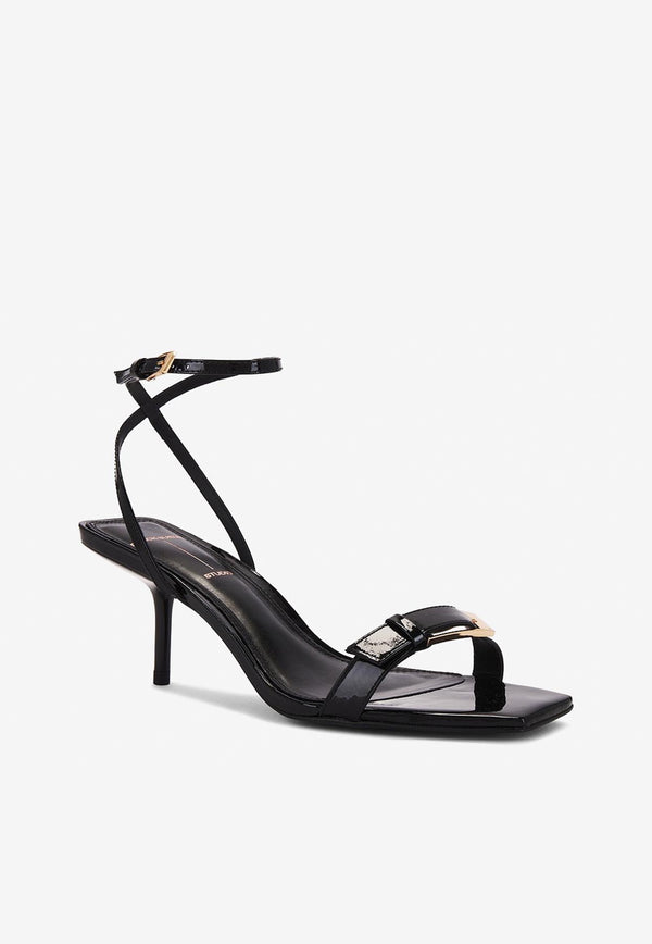 BLACK SUEDE STUDIO Brooks 65 Leather Sandals Black BROOKS65_BLACK