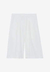 The Frankie Shop Xavier Bermuda Shorts White BSHXAV000WHITE