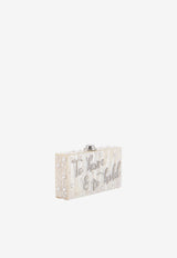 Sophia Webster Cleo Pearl-Embellished Clutch Bag BSS25002_WHITE