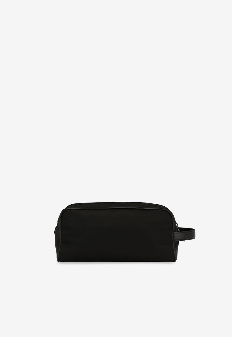 Dolce & Gabbana Milano Logo Wash Bag Black BT0989 AG182 8B956