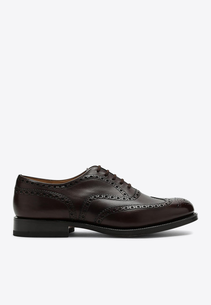 Church's Burwood Calf Leather Brogue Shoes Brown BURWOOD9ADC/P_CHURC-F0AEV