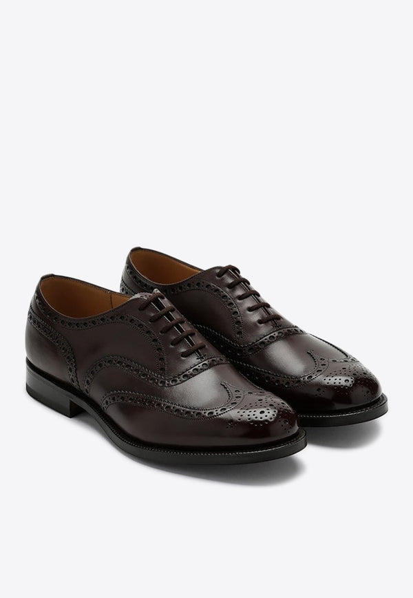 Church's Burwood Calf Leather Brogue Shoes Brown BURWOOD9ADC/P_CHURC-F0AEV