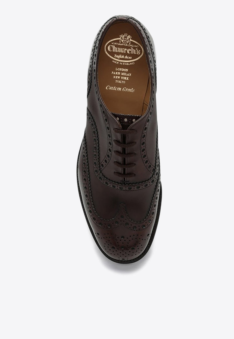 Church's Burwood Calf Leather Brogue Shoes Brown BURWOOD9ADC/P_CHURC-F0AEV