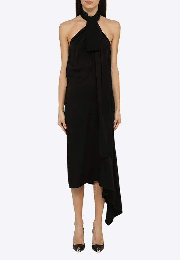 Givenchy Asymmetrical-Cut Midi Dress BW21TS14N6/O_GIV-001