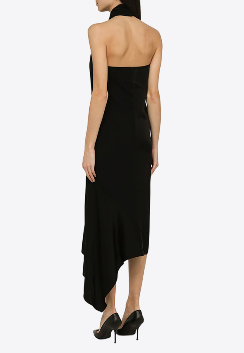 Givenchy Asymmetrical-Cut Midi Dress BW21TS14N6/O_GIV-001