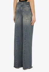Givenchy Washed Wide-Leg Jeans BW51375Y86/O_GIV-420