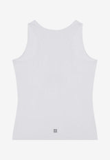 Givenchy Logo Print Tank Top White BW70AZ3YAC/P_GIV-116