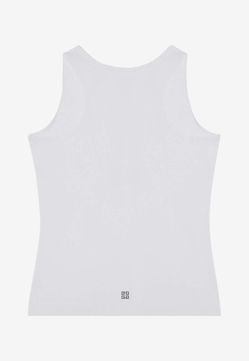 Givenchy Logo Print Tank Top White BW70AZ3YAC/P_GIV-116