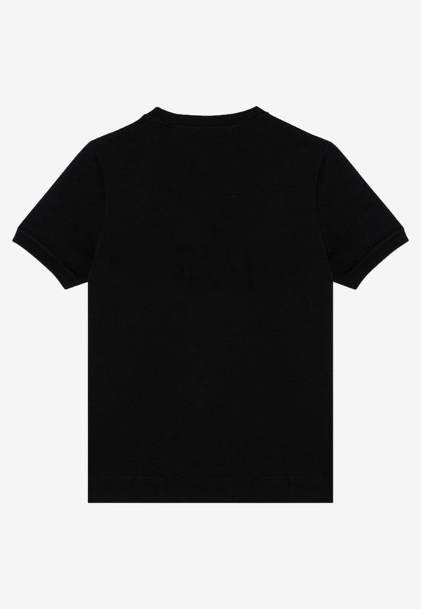 Givenchy Logo Print T-shirt Black BW70BFP6VY/P_GIV-008