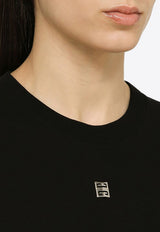 Givenchy 4G Logo Crewneck T-shirt Black BW70DS3YJ2/O_GIV-001