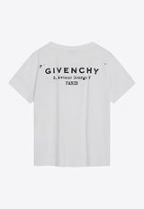 Givenchy Logo Stamp T-shirt White BW70FJP75N/R_GIV-100