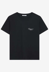 Givenchy Logo Stamped Print T-shirt Black BW70FJP7A7/S_GIV-001