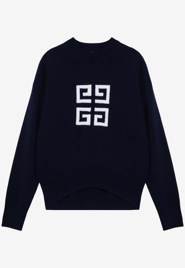 Givenchy 4G Logo Cashmere Sweater Navy BW90QY4ZEQ/P_GIV-411