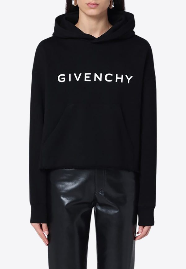 Givenchy Archetype Logo Hooded Sweatshirt Black BWJ03M3YAC/Q_GIV-001