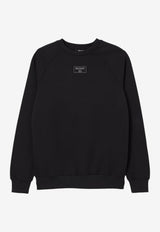 Balmain Kids Boys Logo Sweatshirt Navy BX4P70-Z3183_BLUE