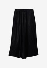 Balmain Kids Girls Monogram Jacquard Velvet Skirt Black BX6B90-S0214_BLACK