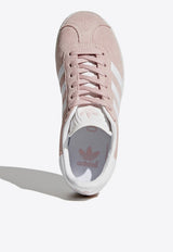 Adidas Kids Girls Gazelle Low-Top Suede Sneakers Pink BY9548LS/O_ADIDS-IP