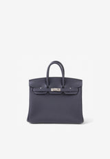 Hermès Birkin 25 in Bleu Nuit Togo Leather with Palladium Hardware