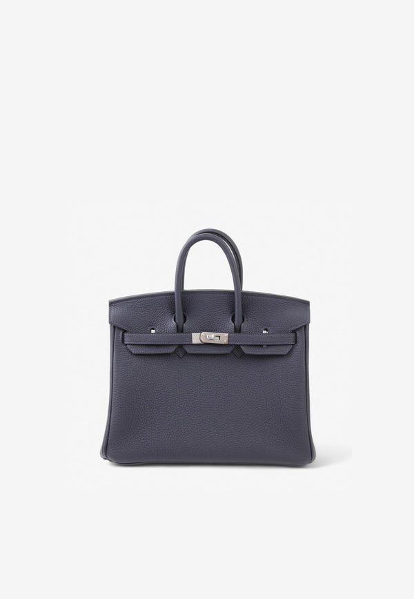 Hermès Birkin 25 in Bleu Nuit Togo Leather with Palladium Hardware