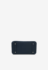Hermès Birkin 25 in Blue de Prusse Togo Leather with Palladium Hardware
