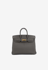 Hermès Birkin 25 in Gris Meyer Togo Leather with Gold Hardware